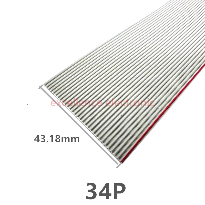 1 2 5 10Meter 6P 8 10 14 16 20 26 30 34 40 50 60 Pin Pitch Gray Flat