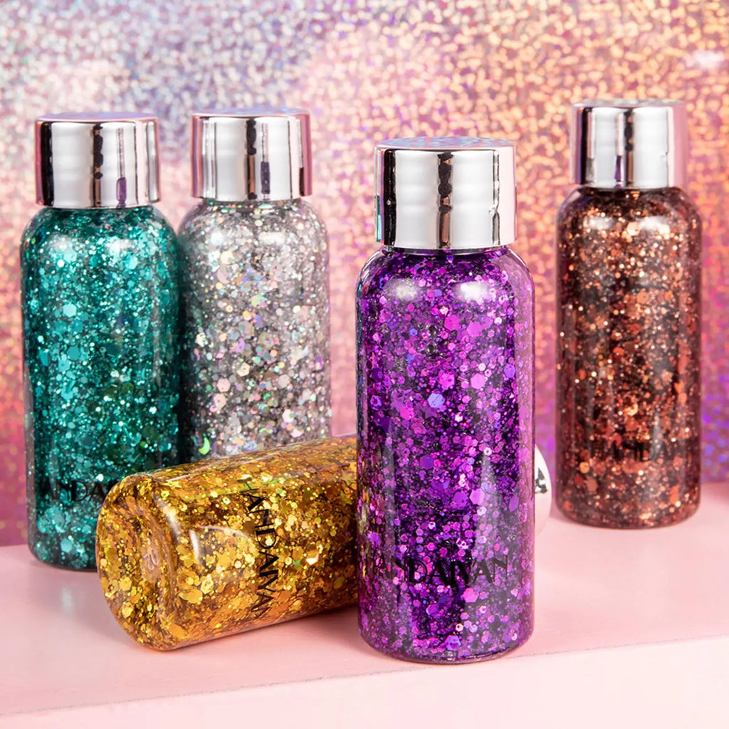 Eelhoe Diamond Glitter Body Gel – Face, Hair & Nails, 9 Colors