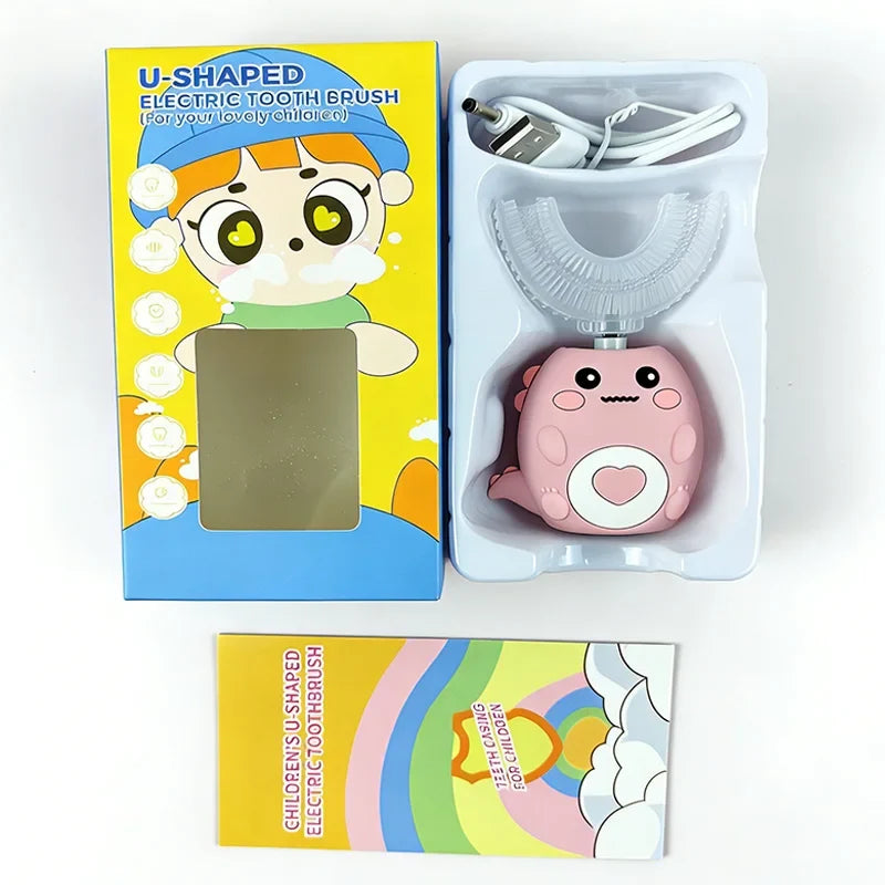 Kids 360° U-Shaped Electric Toothbrush | Rechargeable Silicone