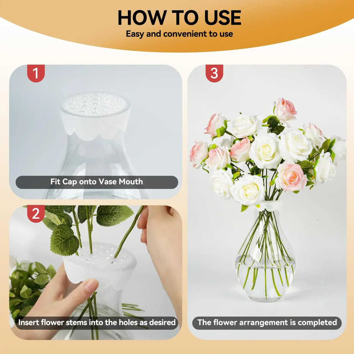 Silicone Flower Arranging Grid – Spiral Ikebana Stem Holder