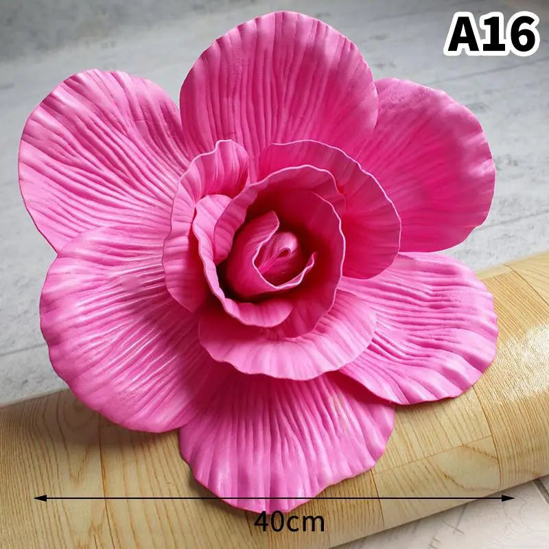 PE Foam Simulation Rose Flower Heads | Wedding & Party Decor