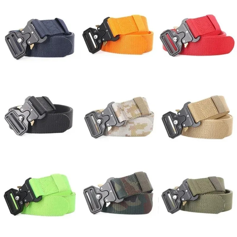 Unisex Quick-Release Nylon Belt 120cm/125cm – Outdoor Sports