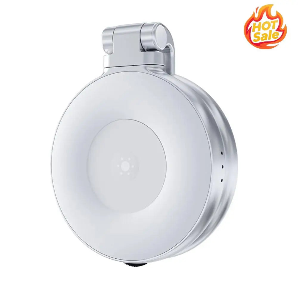 3-in-1 Magnetic Selfie Light with Mirror – Rechargeable LED