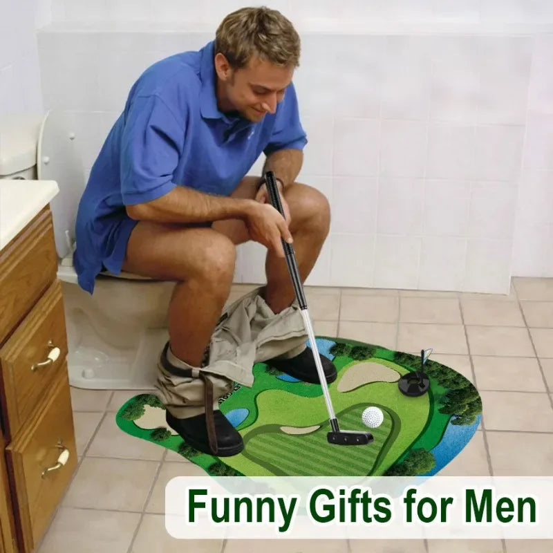Five Toilet Golf Balls Fun Leisure Ball Perfect As Dad Boyfriend