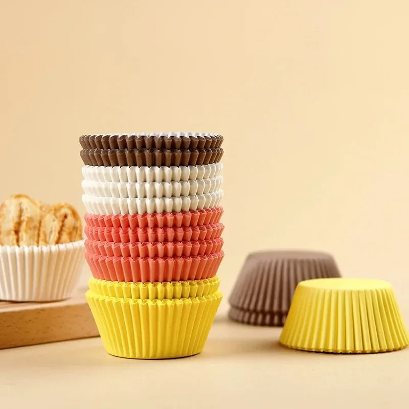 100-Piece Cupcake Molds Set – Chocolate Cup Baking Liners