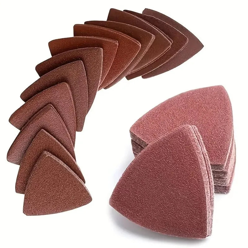 Sanded Paper Triangular Hook Loop Sandpaper Bonding Oscillation