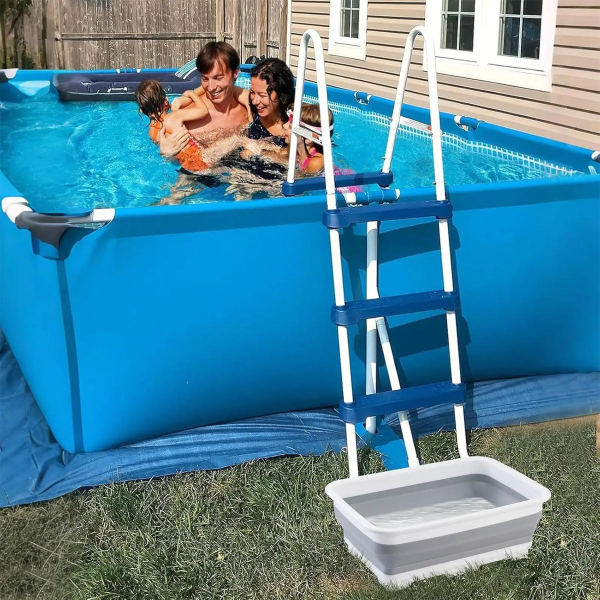 Foldable Foot Wash Basin – Portable Pool & Outdoor Foot Tub