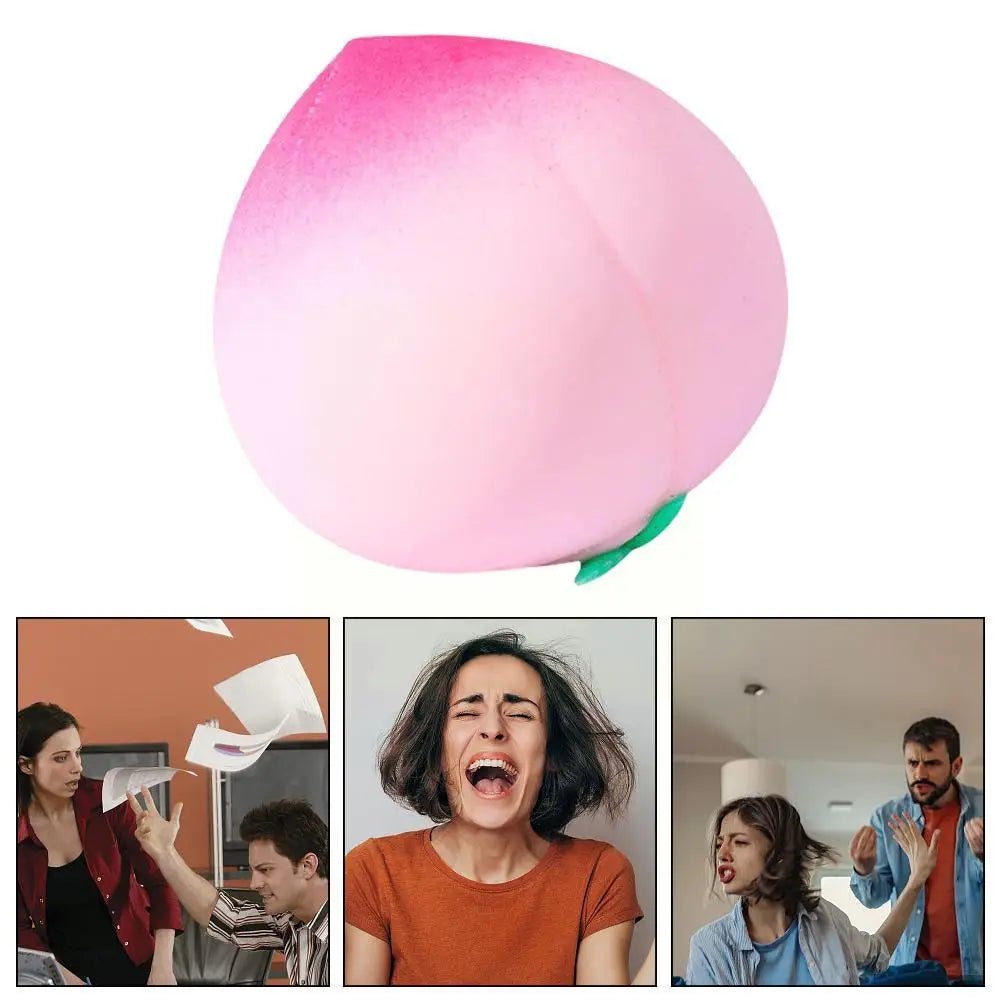 Creative Anti Stress Peach Children's Ball Pinching Toy Fidget