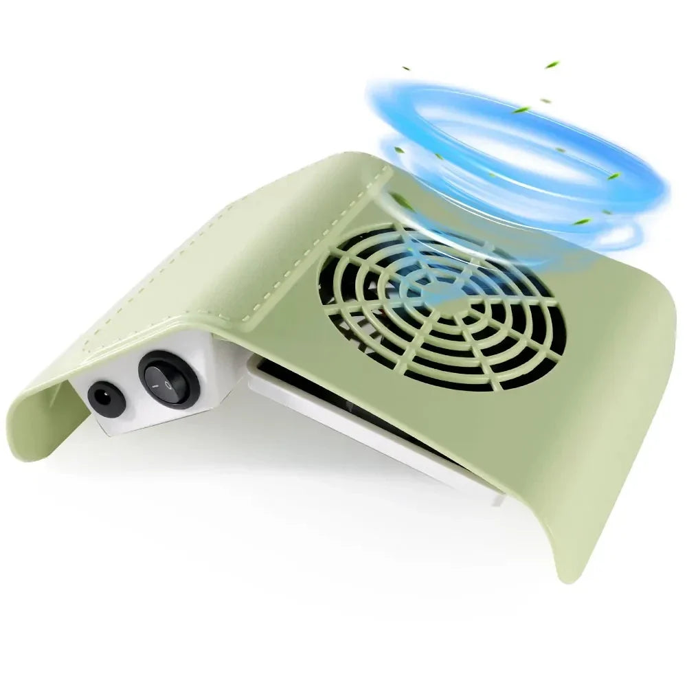 HOMEFISH Nail Dust Collector – Low Noise Manicure Vacuum Fan