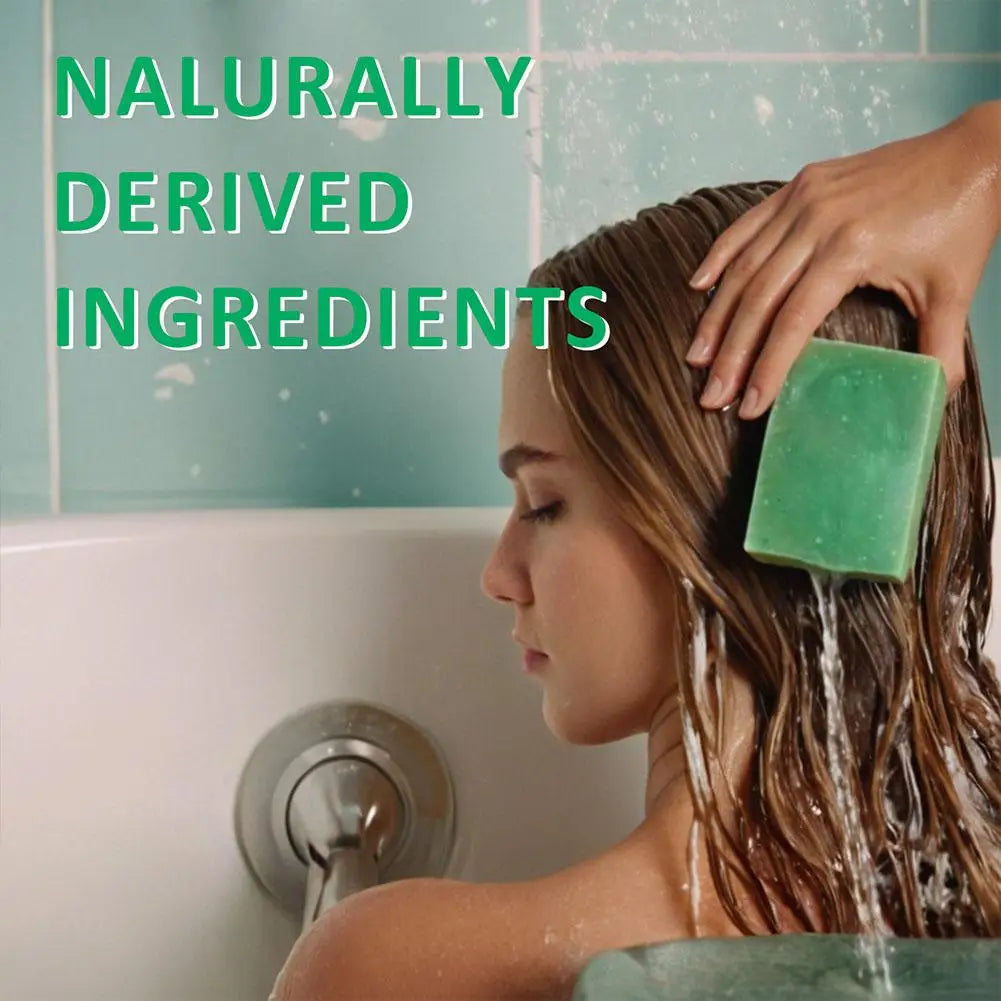 Rosemary Shampoo Bar Hair Growth Anti Loss Biotin Volumizing Soap