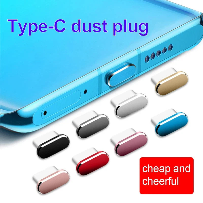 Phone Protector Dust Cap C Plug Usb Mobile Accessories Earphone Jack