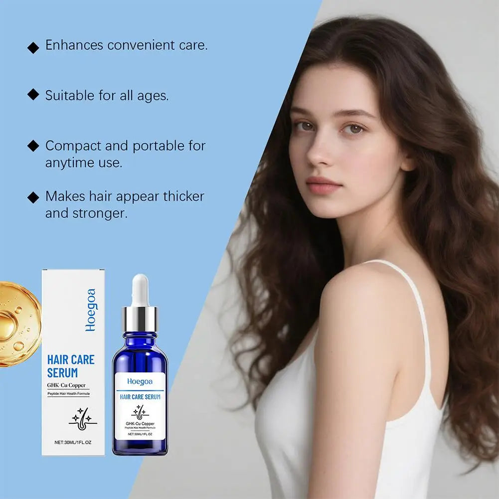 GHK-Cu Copper Peptide Hair Growth Serum 30ml | Thicker Hair
