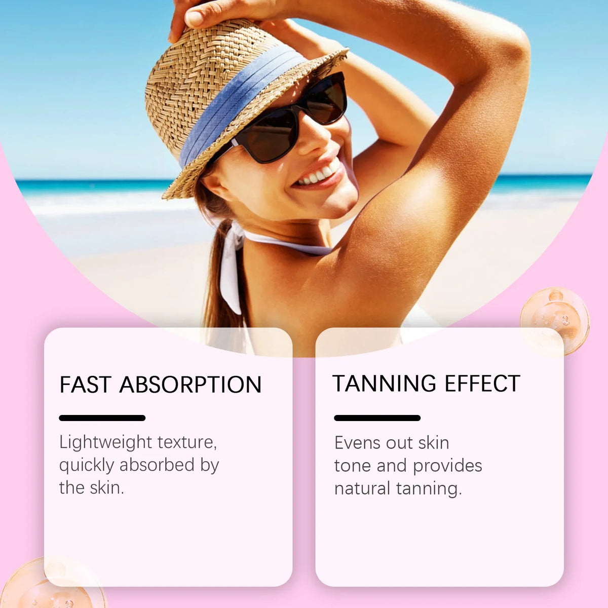 Jaysuing Self-Tanning Gel – Moisturizing Tan Accelerator 100ml
