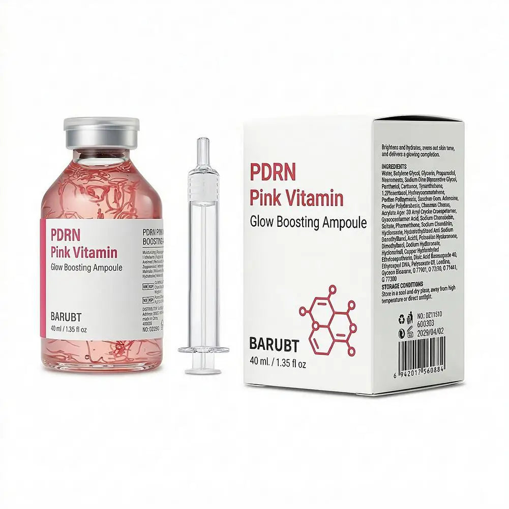 PDRN Pink Glow Ampoule – Collagen, Peptide & Hyaluronic Acid