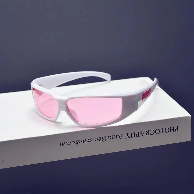 Punk Y2K Goggle Sunglasses Women – UV400 Retro Shades