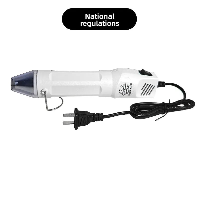 LCD Digital Heat Gun – Motorized Nozzle & Temp Control