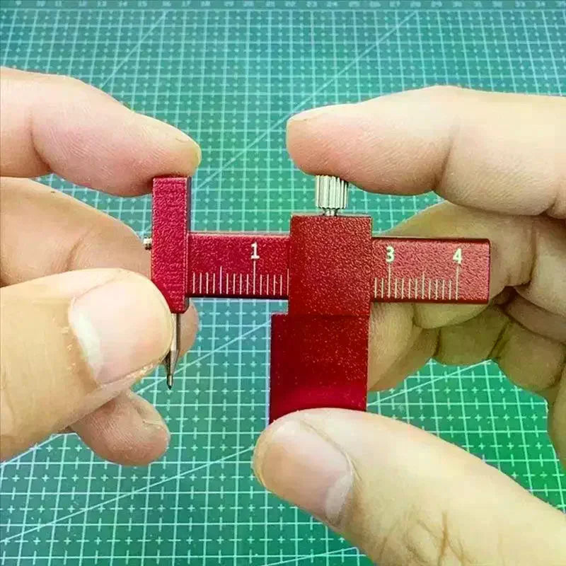 Parallel Scribing Ruler Model Contour Positioning Scale Auxiliary