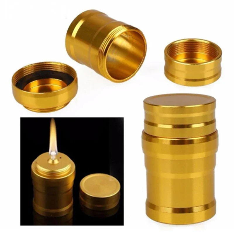 Liquid Alcohol Lamp Metal Mini Portable Durable Lab Equipment Outdoor