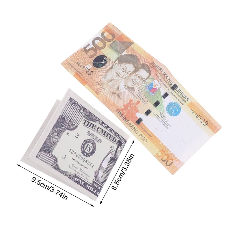 Slim Canvas Print Wallet – Unisex Bifold Card & Cash Holder