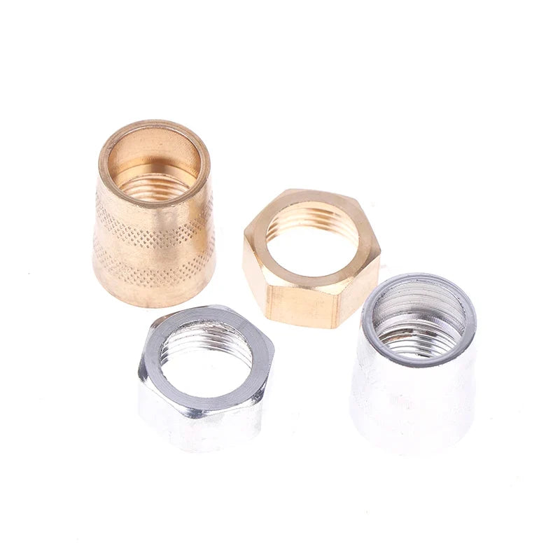 Shower Hose Nut Connector – Zinc Alloy Water Inlet Pipe Cap