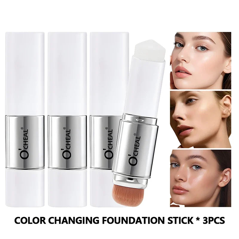 O'CHEAL Color-Changing Foundation Stick – Matte Coverage