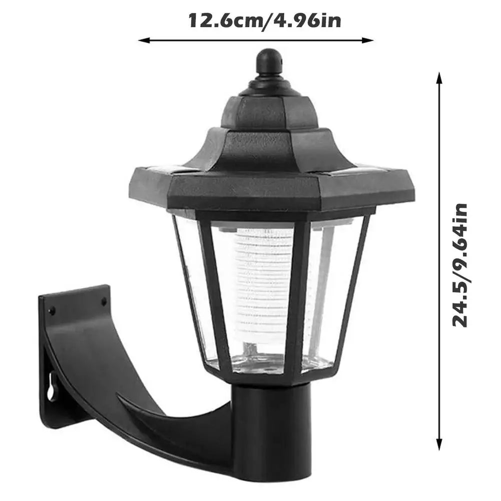 Solar Outdoor Wall Light – Vintage IP66 Weatherproof Garden Lamp