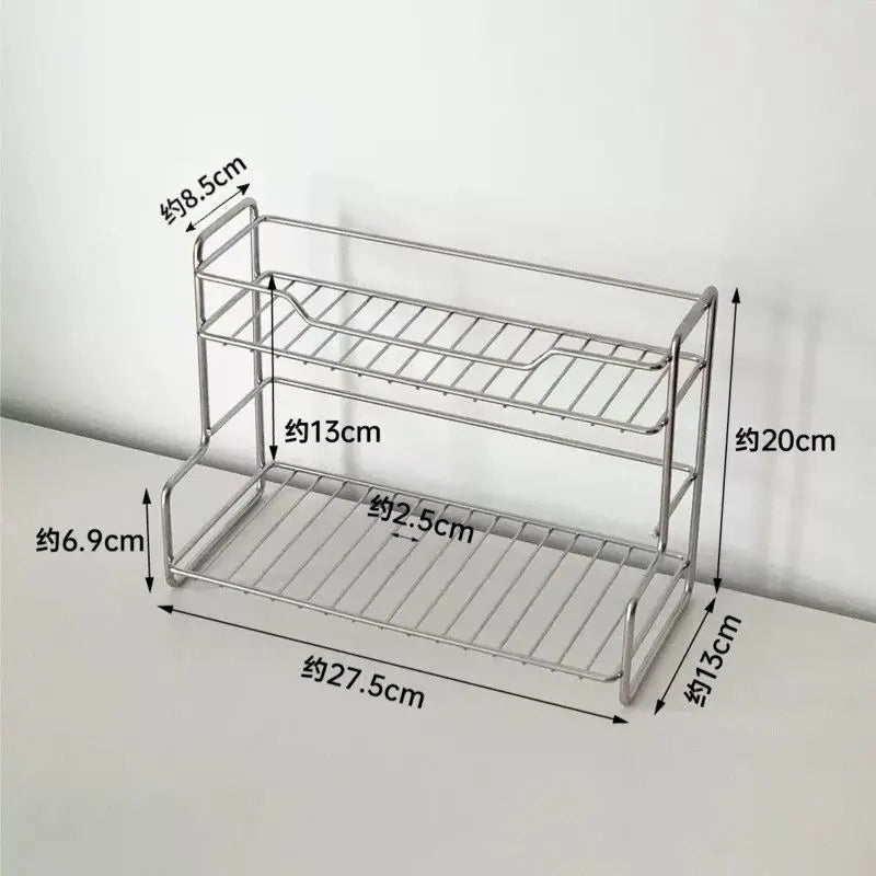 Stainless Steel Multi-Purpose Storage Rack & Organizer