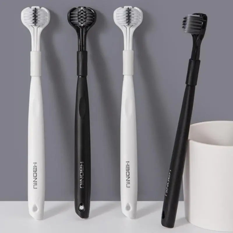 U-Shaped 3-Sided Toothbrush | Soft Bristles 360° Clean