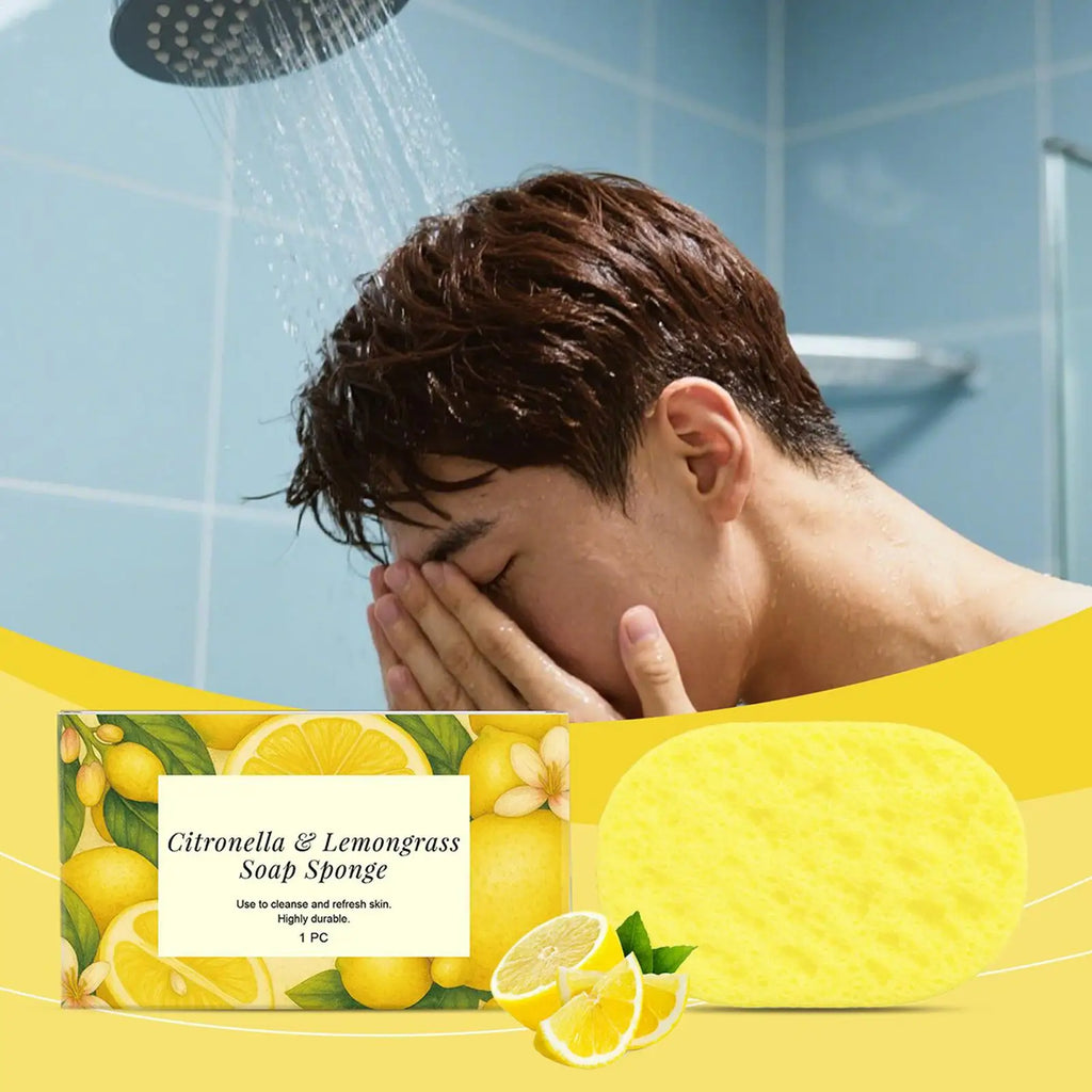 Reusable Exfoliating Bath Sponge – Soft Body Scrubber Shower
