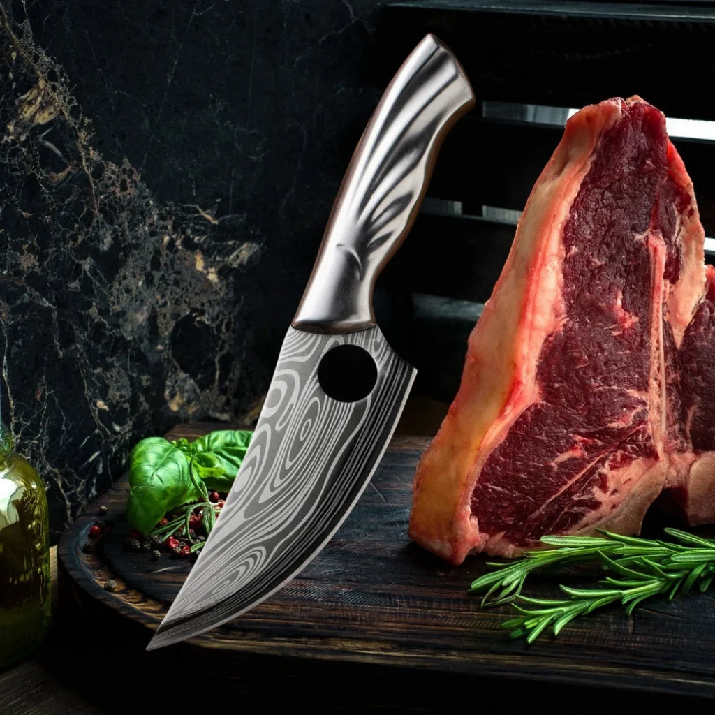 Professional Boning Knife – 30Cr13 Steel & Wooden Handle