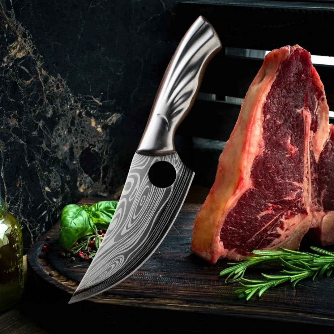 Professional Boning Knife – 30Cr13 Steel & Wooden Handle
