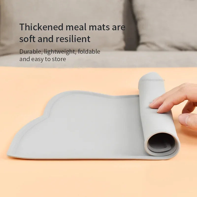 Silicone Cat Feeding Mat – Non-Slip Pet Food & Water Placemat