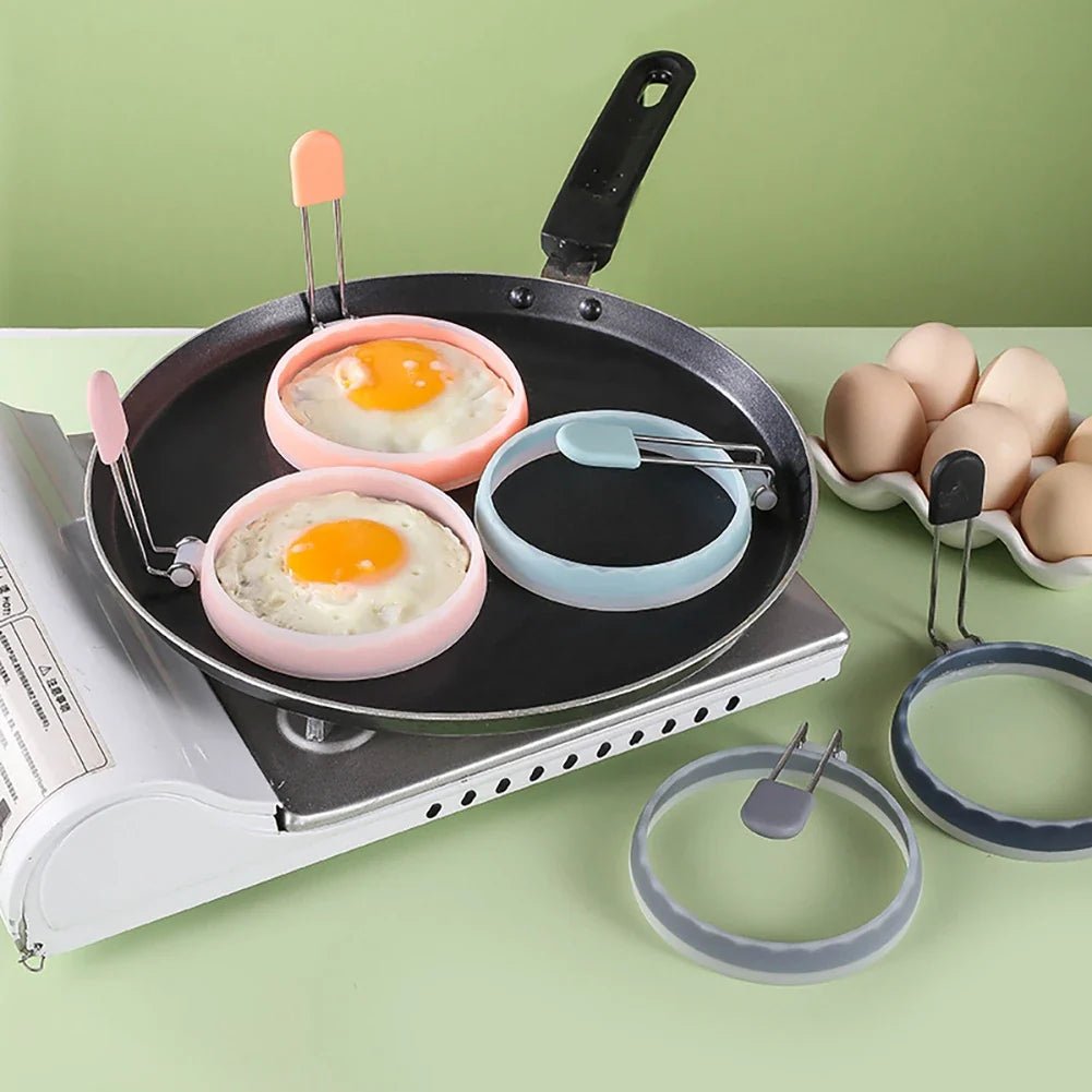 Silicone Egg Ring Mold – Omelette, Pancake & Burger Shaper