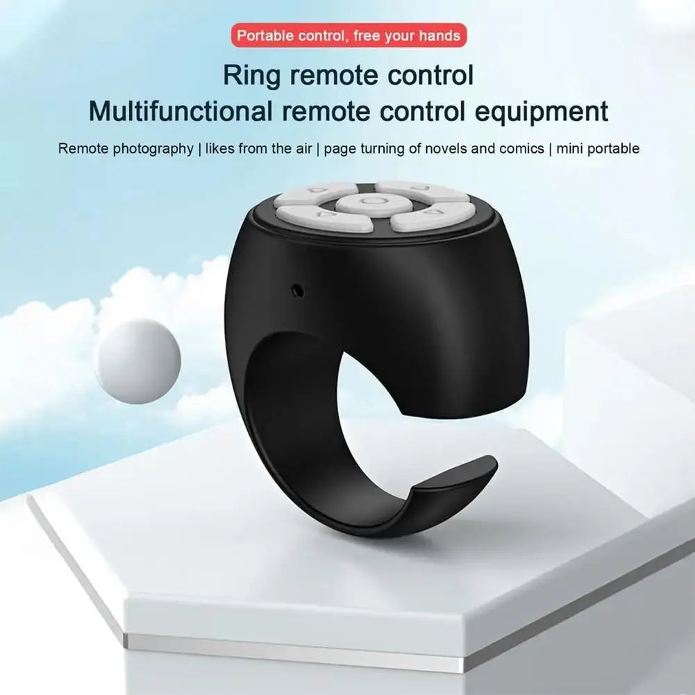 Bluetooth Remote Control – Selfie, Scroll & Camera Shutter