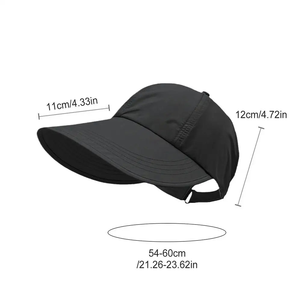 Women's Wide Brim UV Sun Hat – Breathable & Adjustable