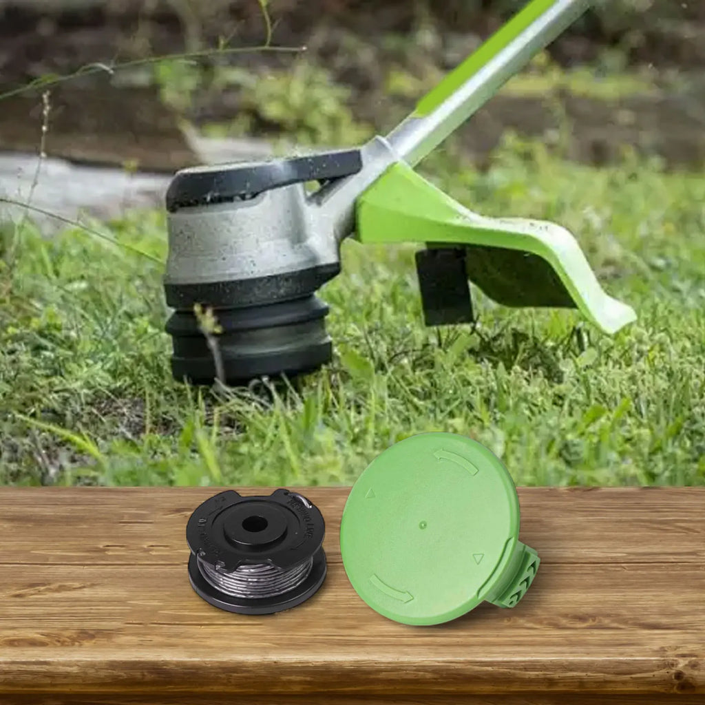 Line Spool Cover Cap Greenworks 21287 24V Trimmer Reliable Replacement