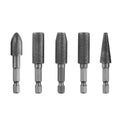 5-Piece Double Cut Carbide Rotary Burr Set | 6mm Shank
