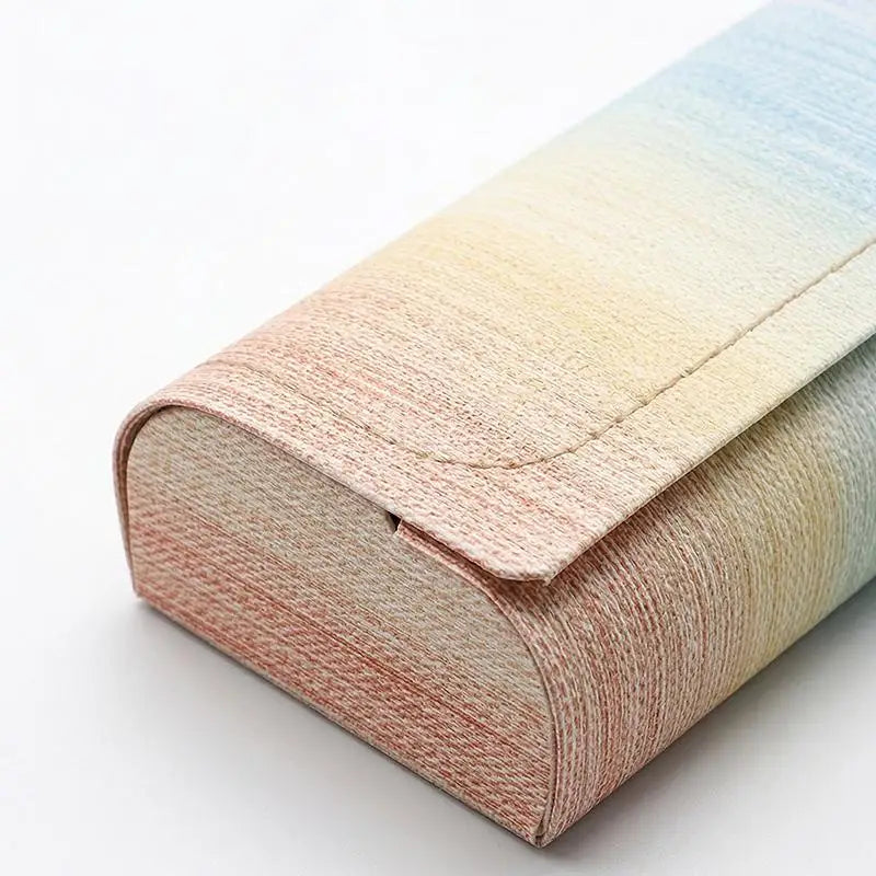 Hard-Shell PU Leather Glasses Case | Portable Eyewear Box