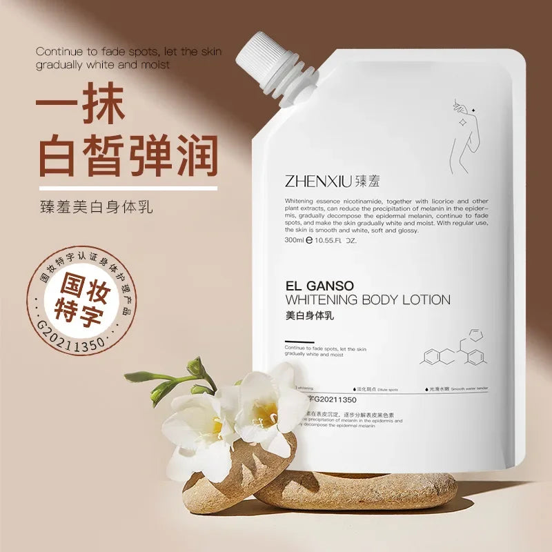 300ml Brightening Body Lotion – Niacinamide & Hyaluronic Acid