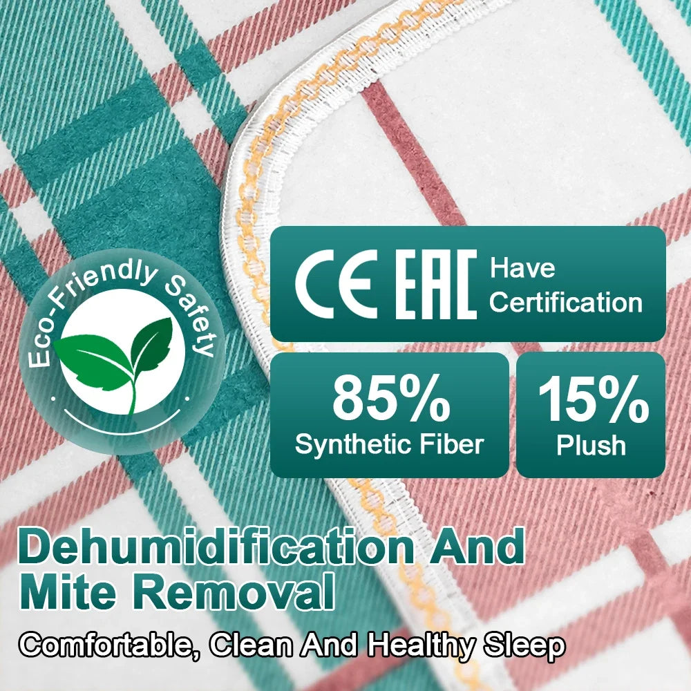 Electric Heated Blanket Thermal Mat | 3 Sizes & Dual Control