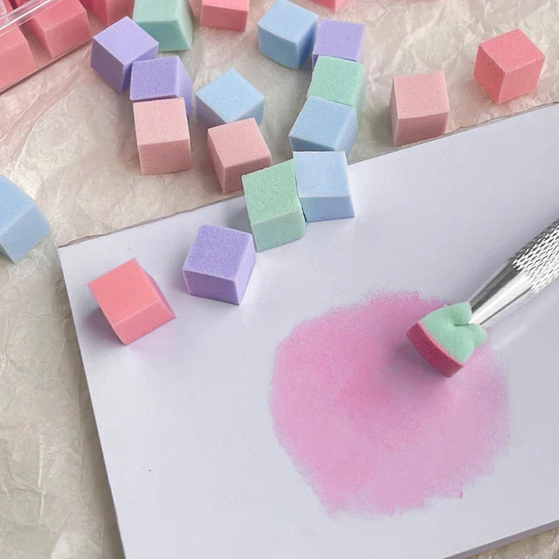 Nail Art Sponge Set 50/100 Pcs – Ombre Gradient Manicure Kit
