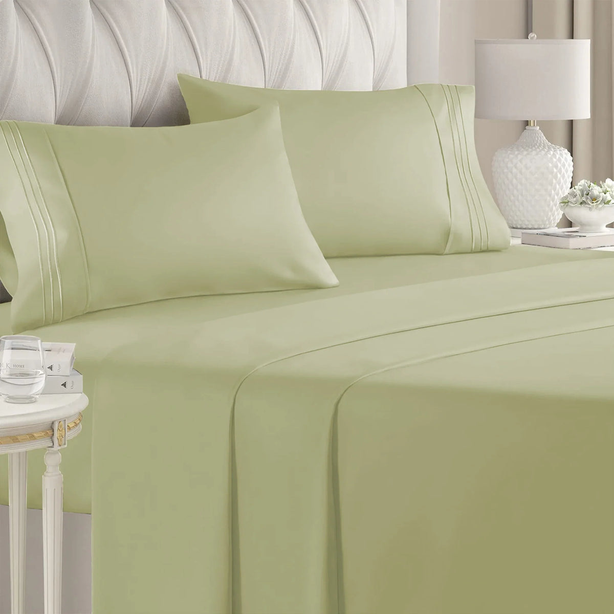 Battilo 4-Piece Luxury Microfiber Bed Sheet Set | All Sizes