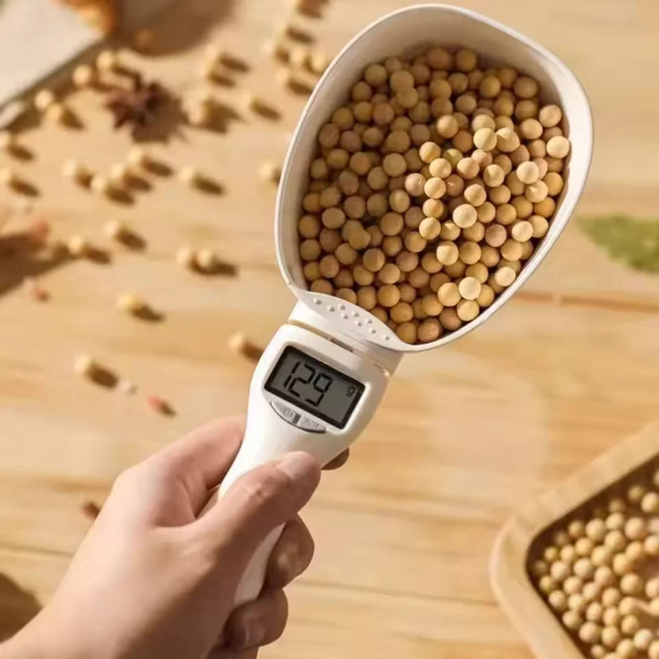 Pet Food Electronic Spoon Scale 800g – Dogs, Cats & Kitchen