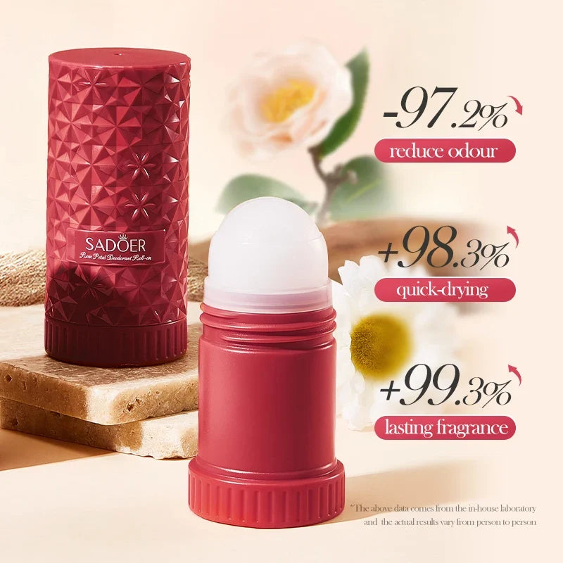 SADOER Roll-On Bead Deodorant Cream – Anti-Odor & Moisturising