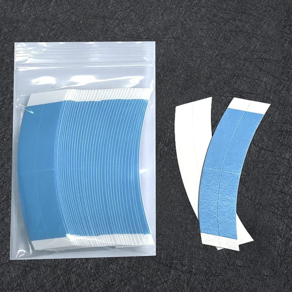 36Pcs Double-Sided Wig Tape Waterproof C-Shape Strips for Lace Wigs