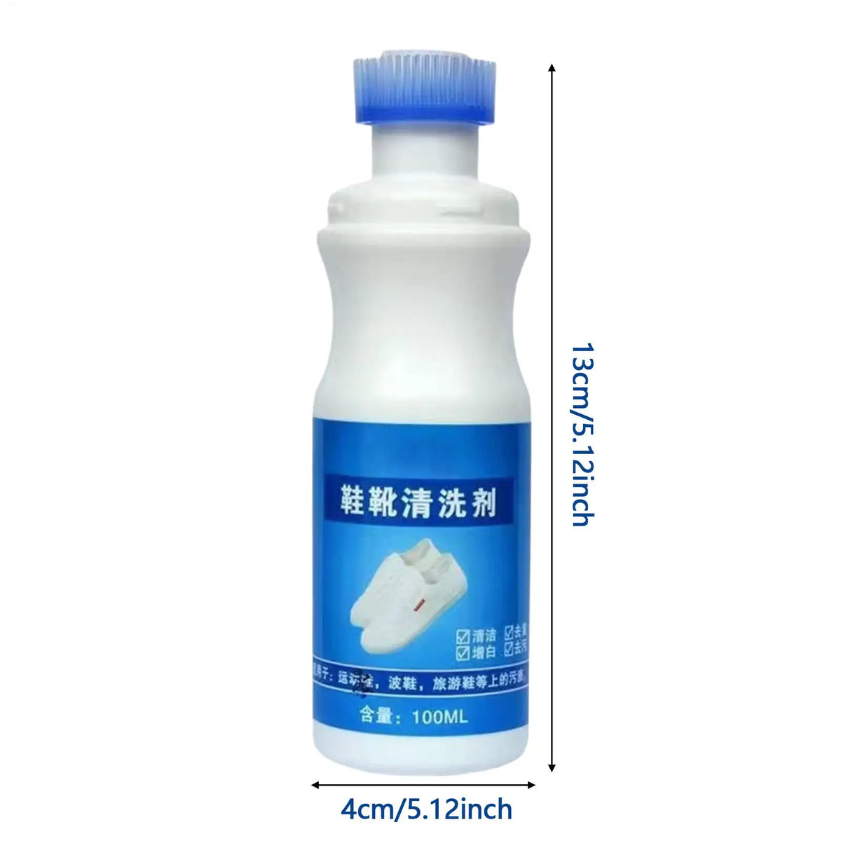White Shoe Cleaner Foam Spray 100ml – No-Wash Sneaker Care