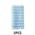 2-Pack Ultra-Long Exfoliating Back Scrubber Towels – Silver-Ion