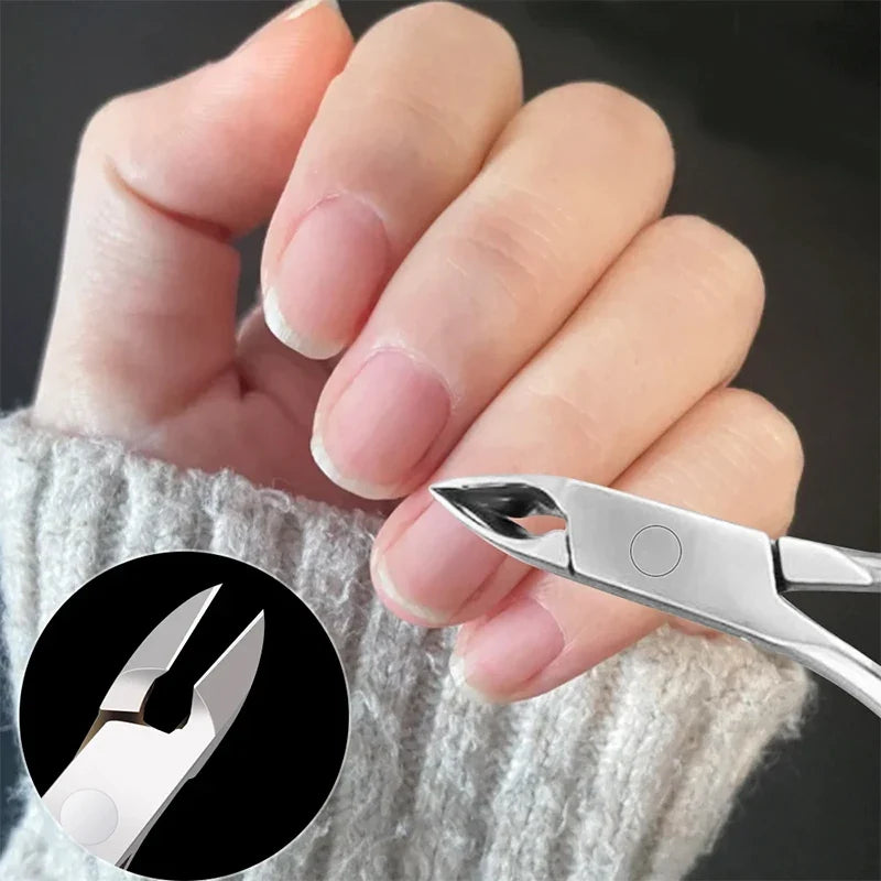 Stainless Steel Cuticle Scissors – Precision Nail Trimmer