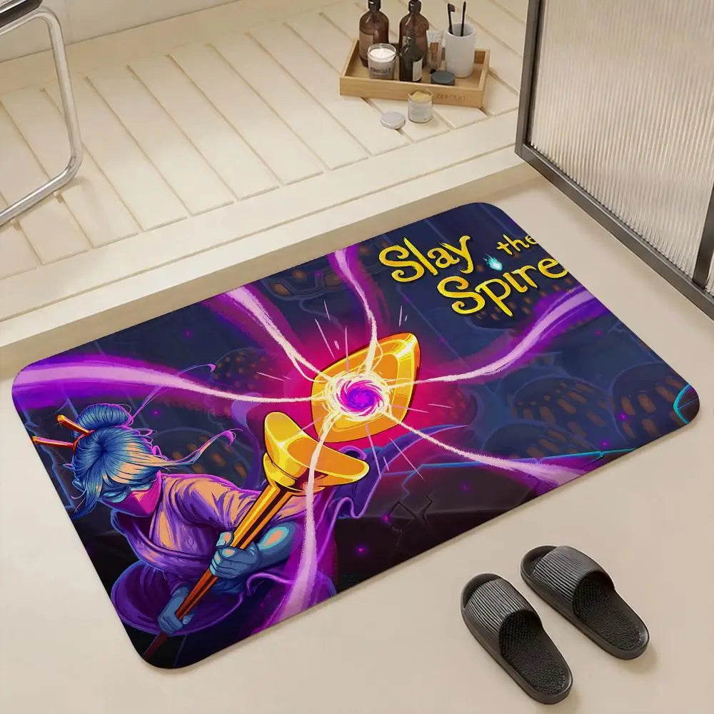 Slay the Spire Gaming Flannel Floor Mat – Non-Slip Indoor Rug