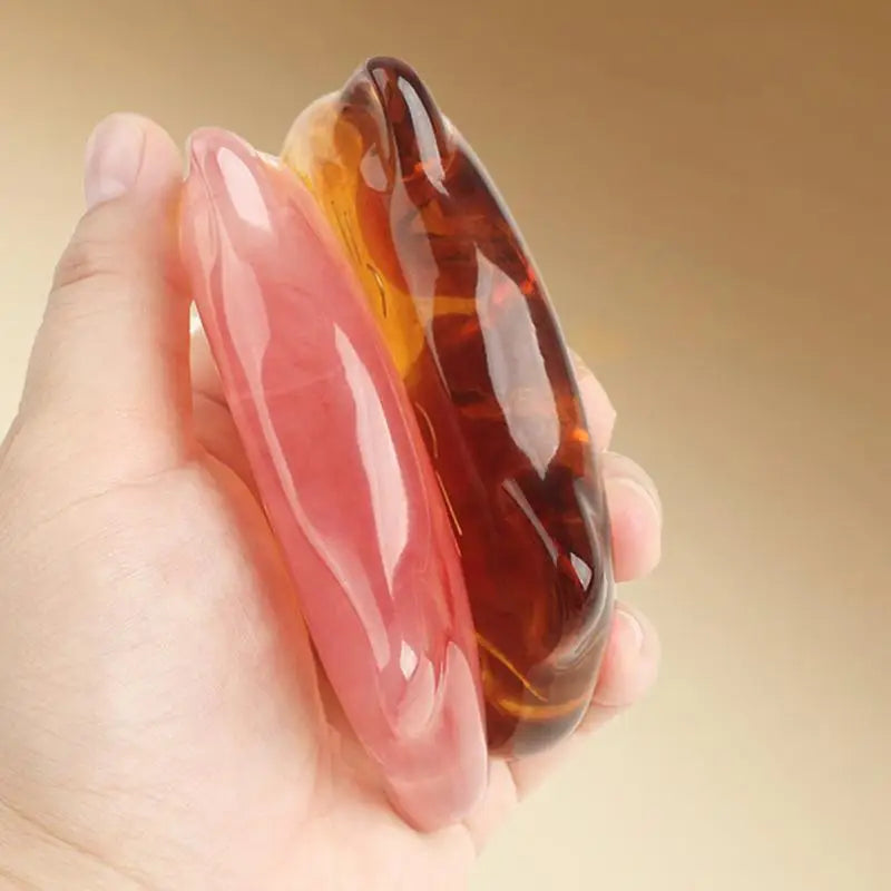Resin Wide-Tooth Scalp Massage Comb | Gua Sha SPA Hair Tool
